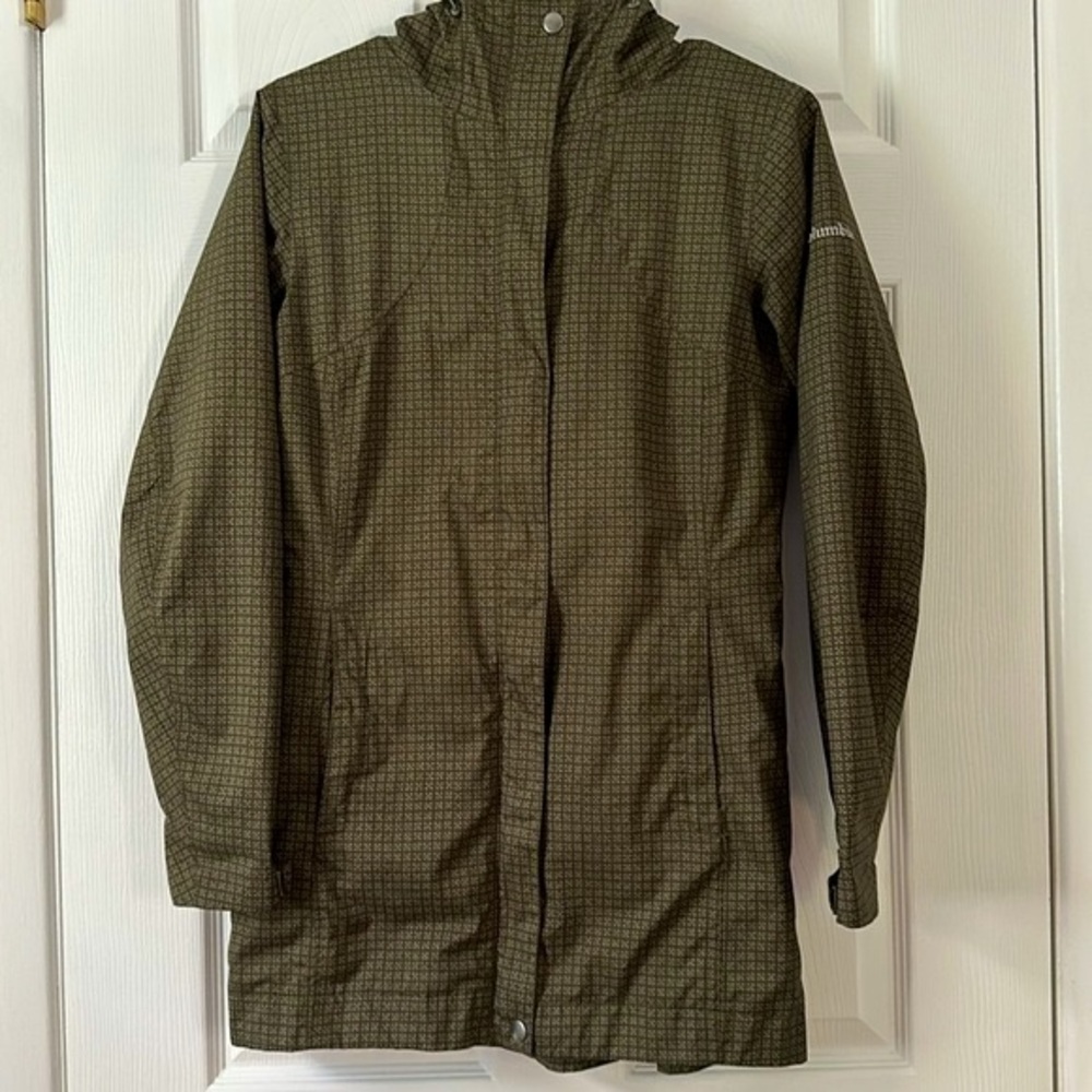 Columbia Women's Splash a Little Rain Jacket, army green, XS
